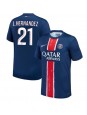 Paris Saint-Germain Lucas Hernandez #21 Domácí Dres 2024-25 Krátký Rukáv